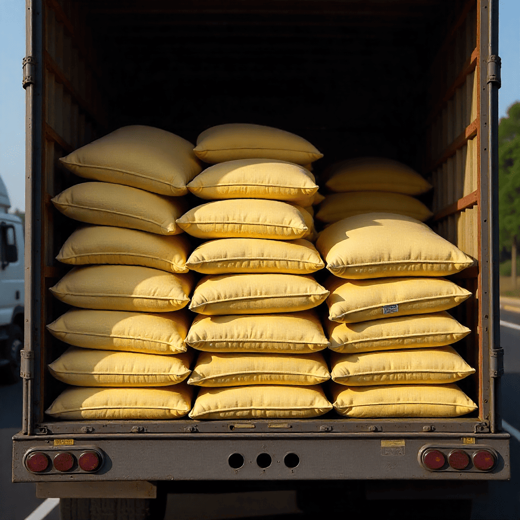 banana powder exporting from india by road way